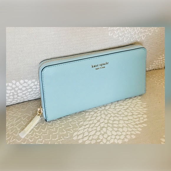 ✨KATE SPADE✨LAST 1! HOST PICK! Soft Blue Wallet - Picture 2 of 10